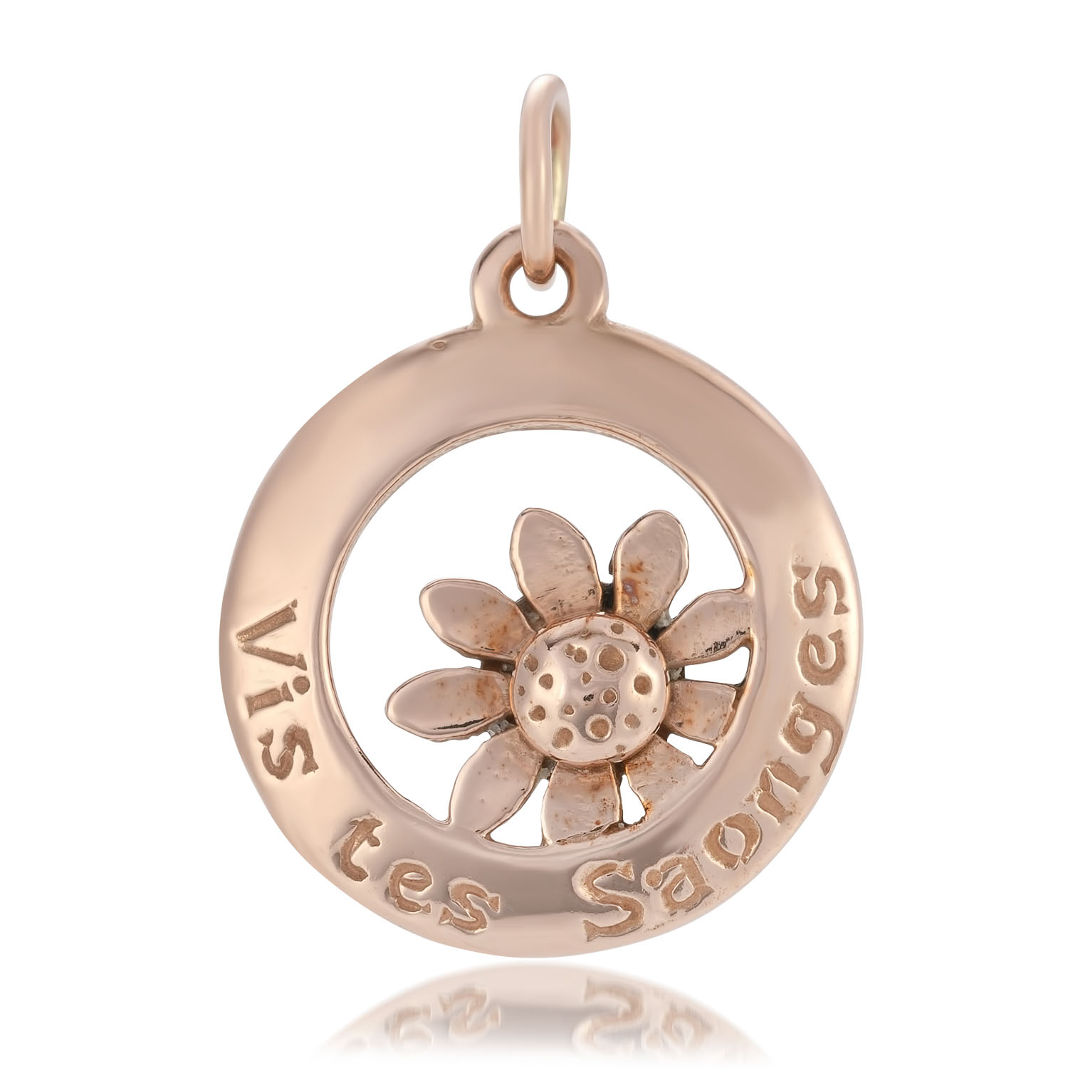 9ct Rose Gold Charm / Pendant  (Live your dreams)