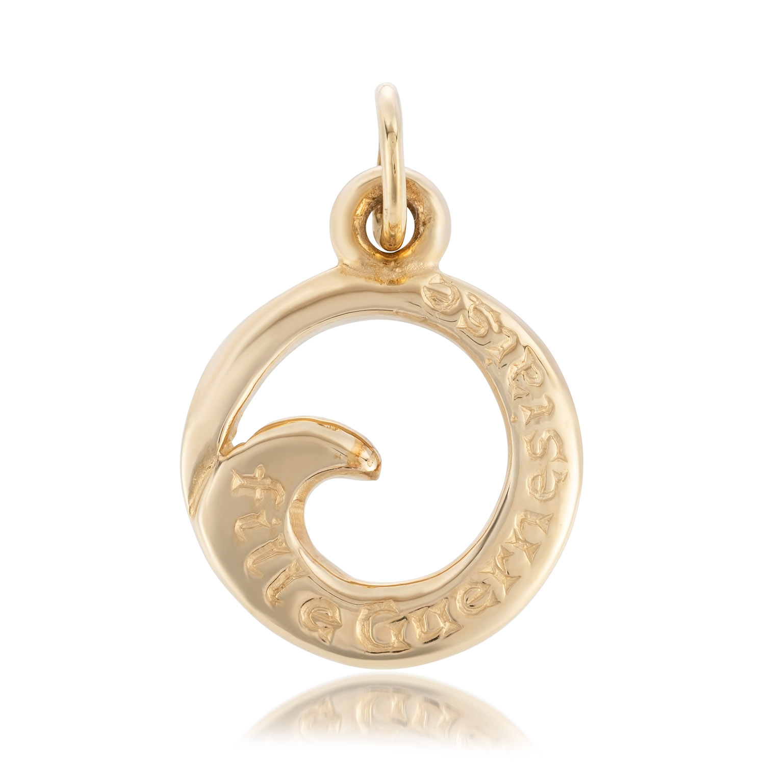 9ct Rose Gold Charm / Pendant  (Guernsey Girl)
