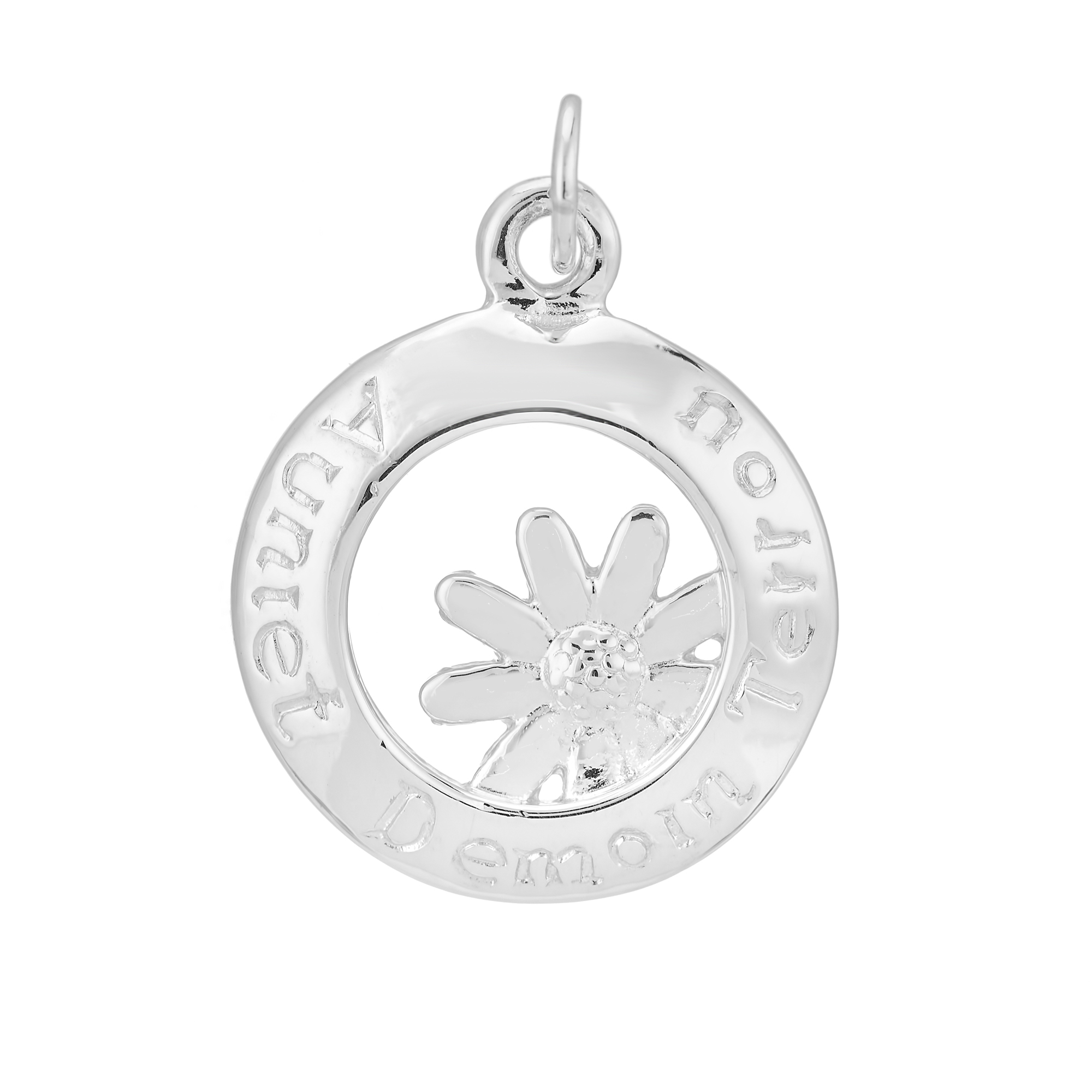 Sterling Silver Charm / Pendant  (Today Tomorrow Always)