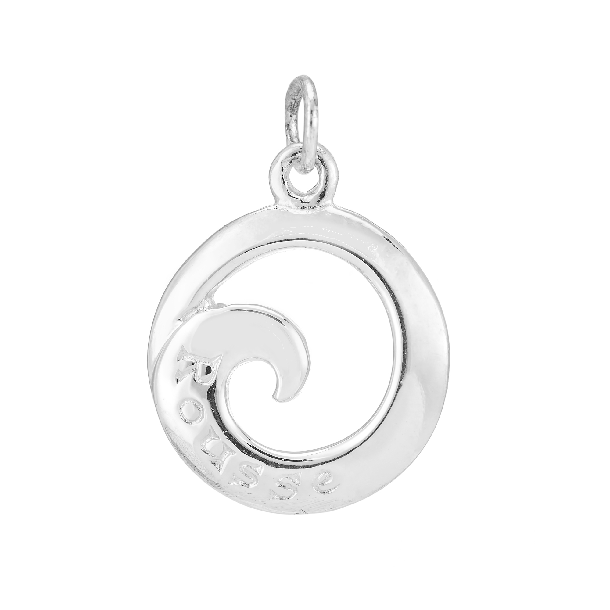 Rousse Sterling Silver Charm / Pendant  (Beach / Bays)