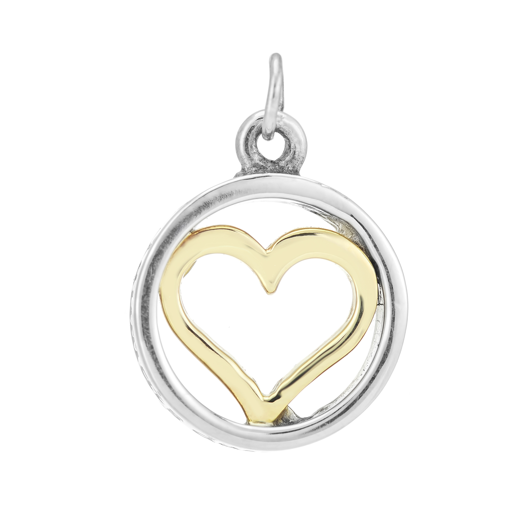 Sterling Silver and 9ct Yellow Gold Charm / Pendant