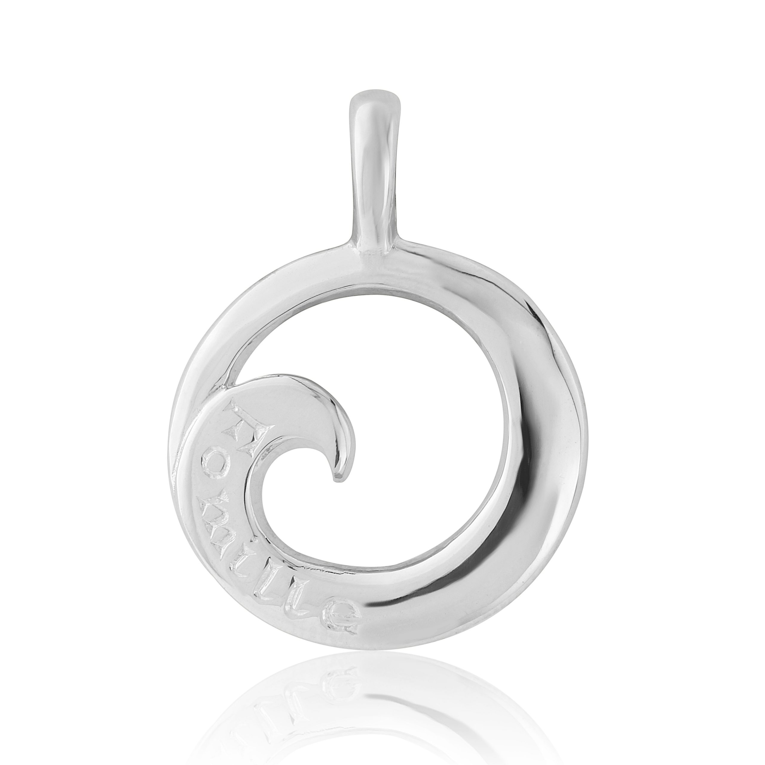 Sterling Silver Wave Pendant  (Family)