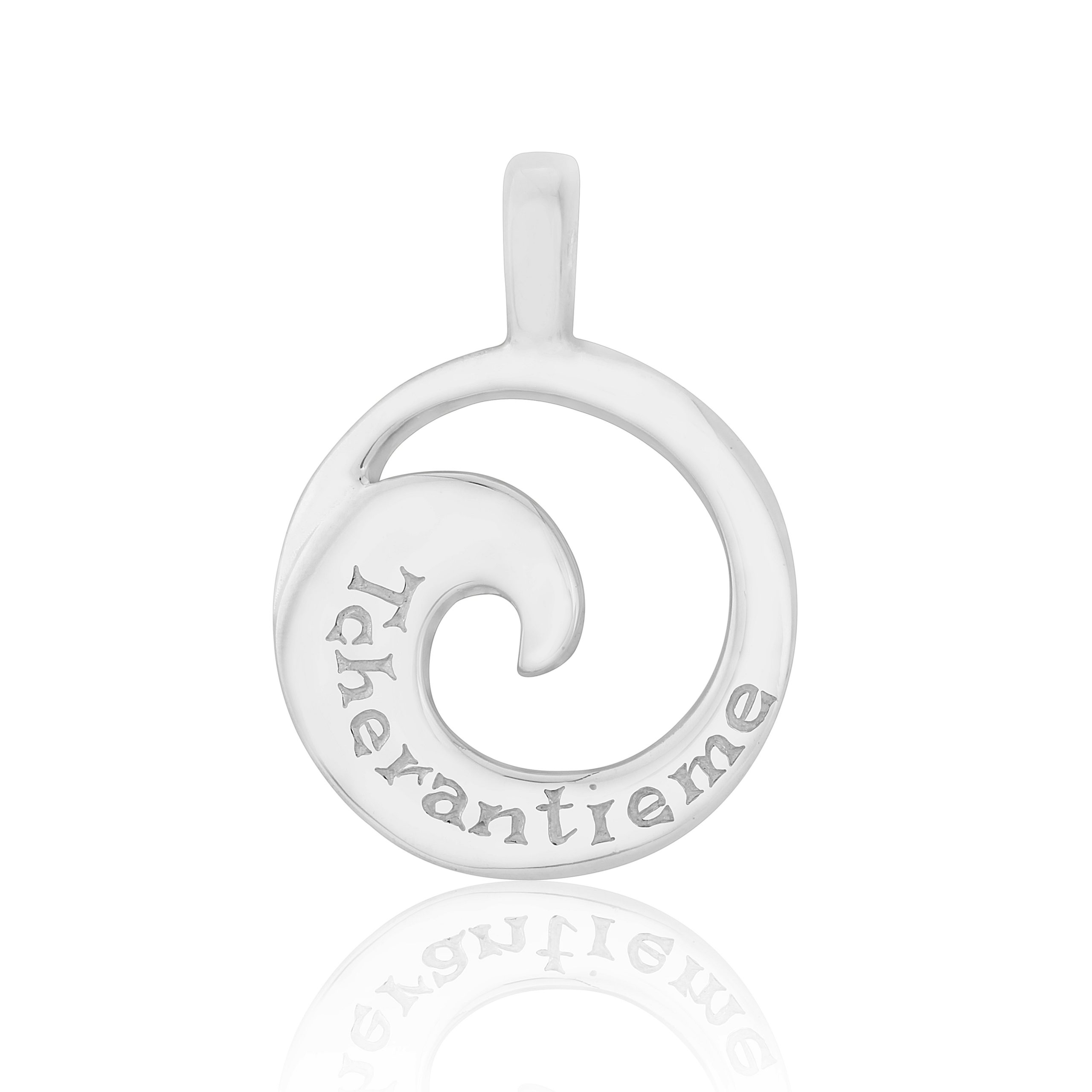 Sterling Silver Wave Pendant (40)