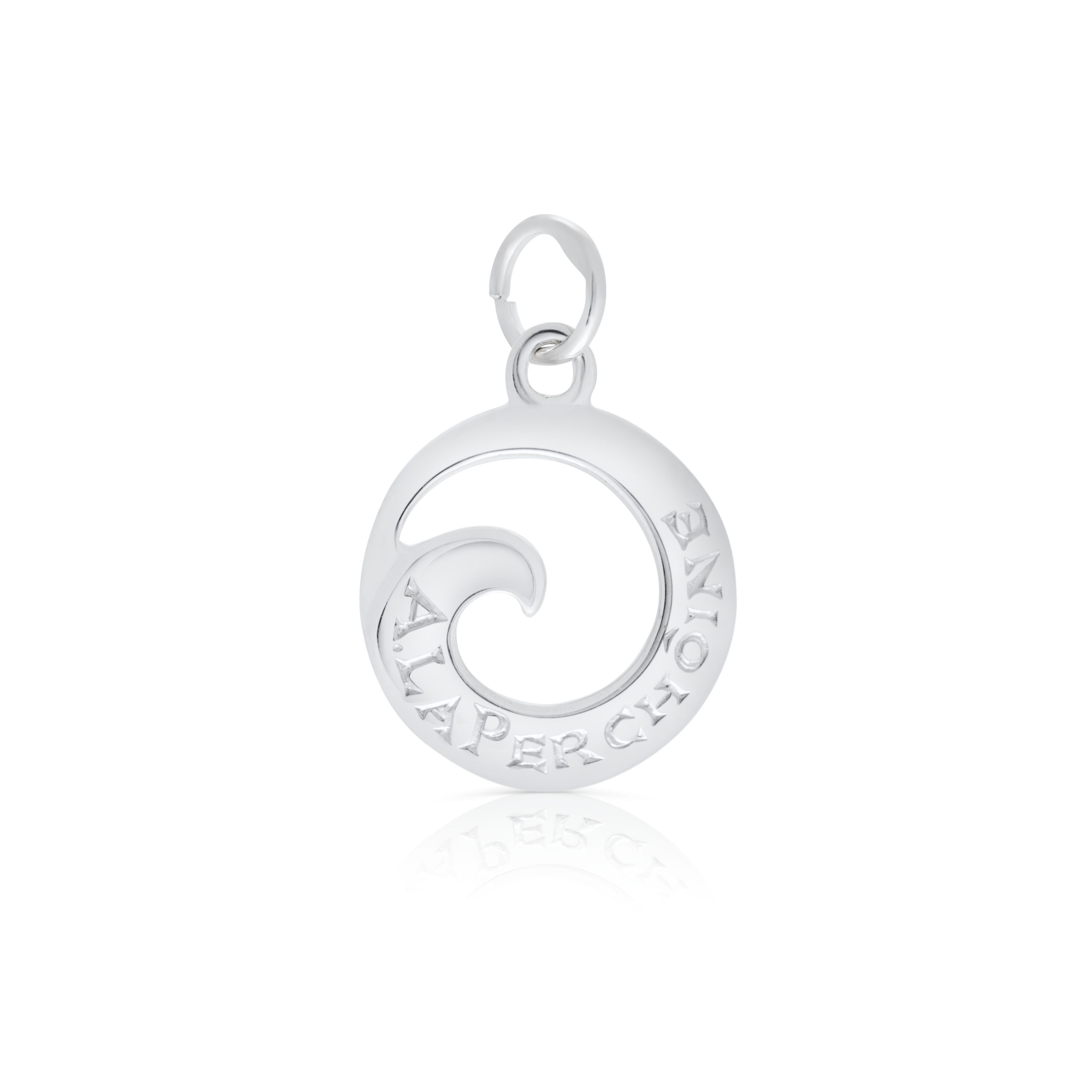 Sterling Silver Wave Charm / Pendant