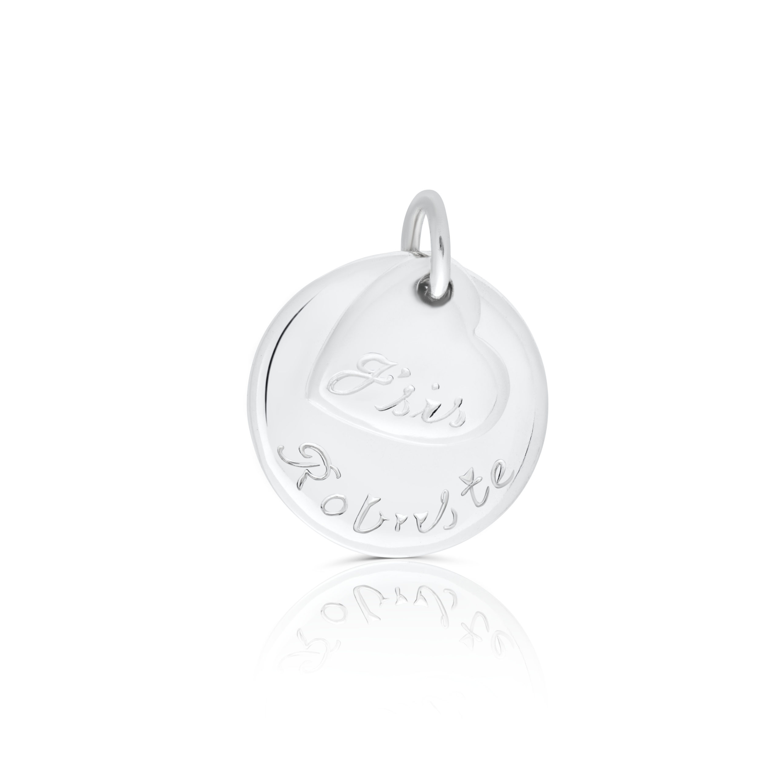 I Am Resilient Sterling Silver Charm / Pendant