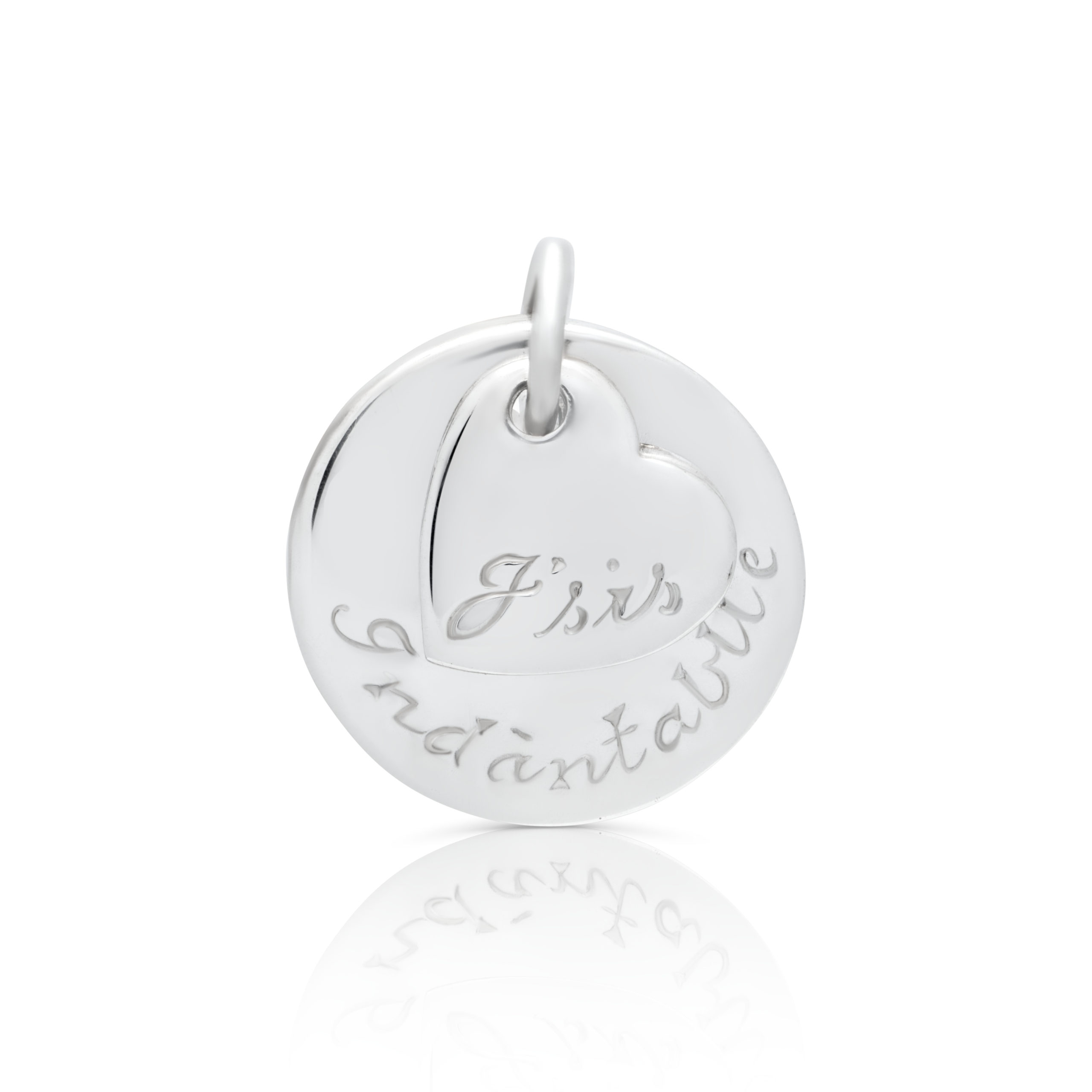 I Am Unstoppable Sterling Silver Charm / Pendant