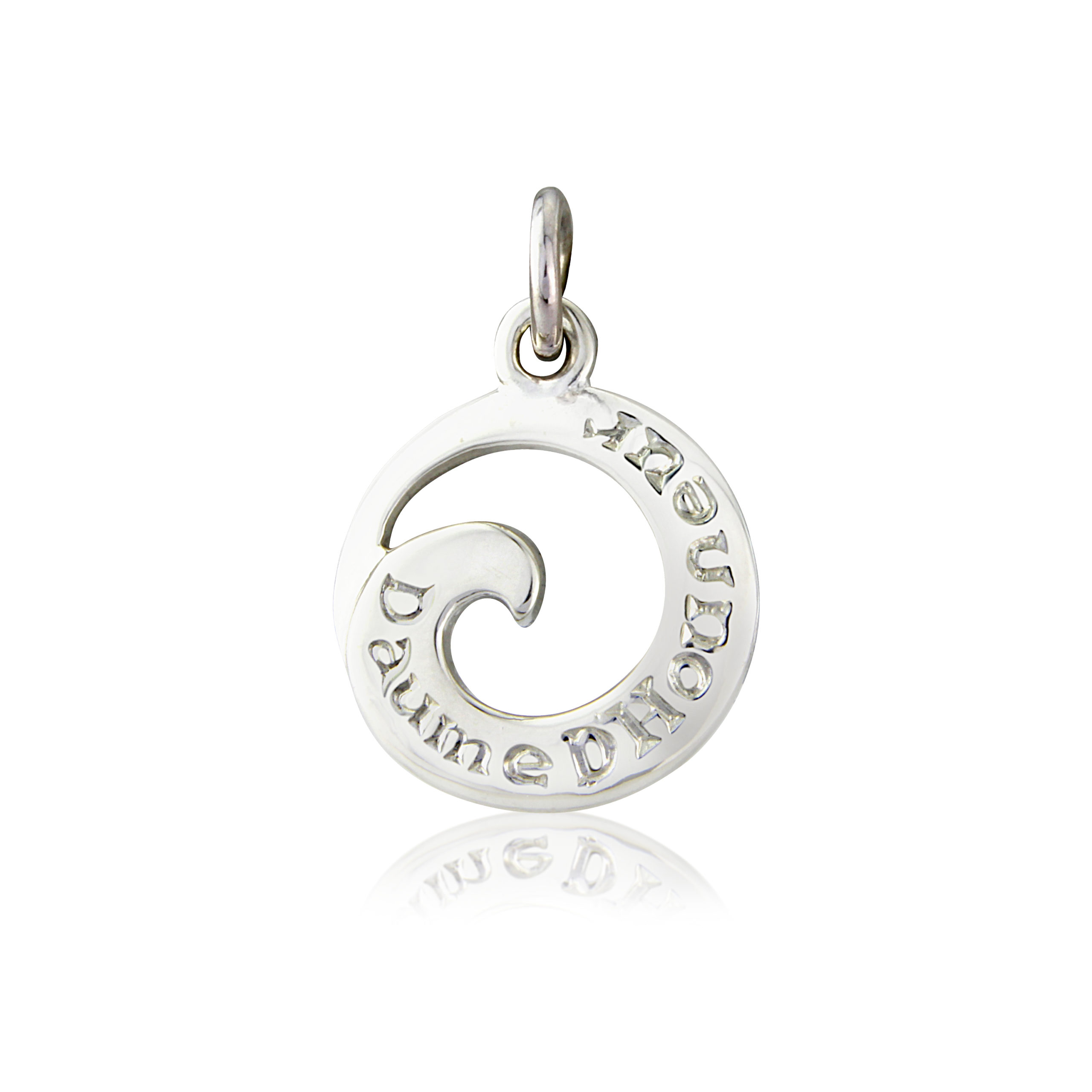 Sterling Silver Wave Charm (Matron Of Honour)
